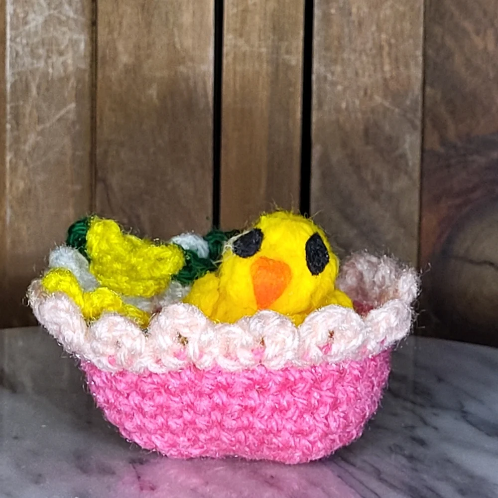 Crocheted Chick - Picture 3 of 13